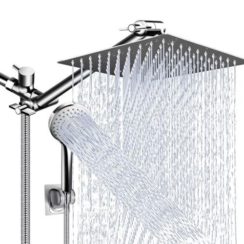 Shower Head Combo,10 Inch High Pressure Rain Shower Head with